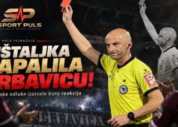 Mirza Kazlagić nakon utakmice Željezničar – Čelik na Grbavici