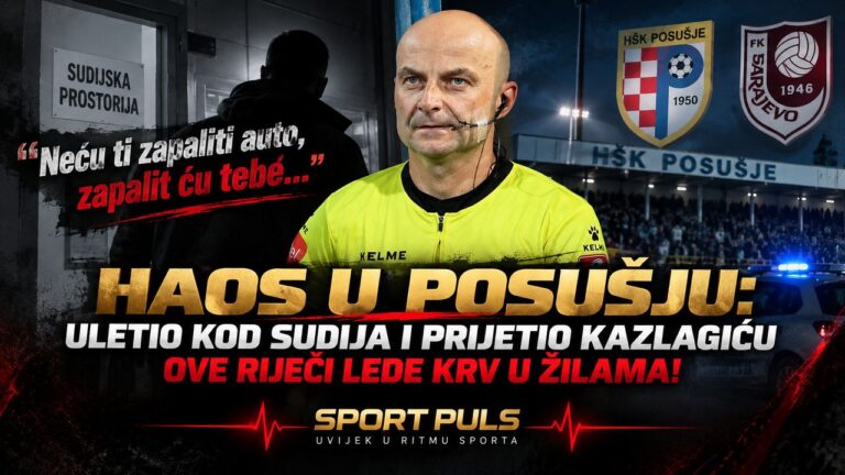 Mirza Kazlagić nakon utakmice Posušje – Sarajevo i prijavljenog incidenta