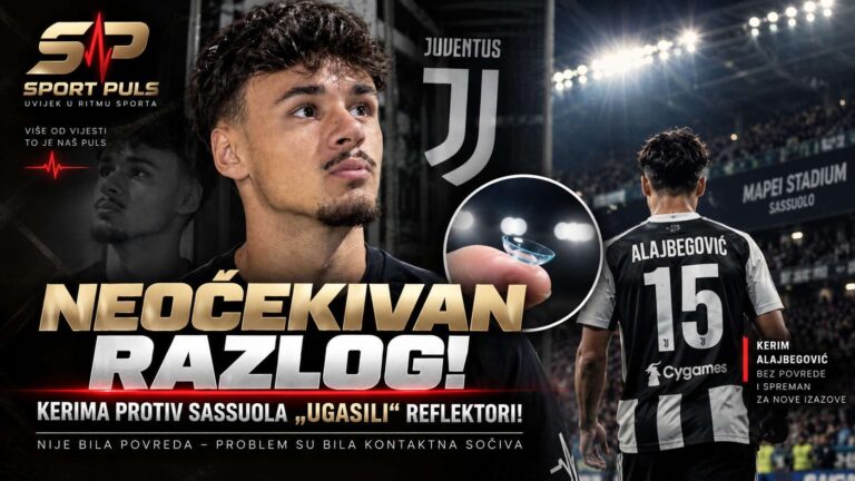 Kerim Alajbegović u dresu Juventusa pred evropsku utakmicu