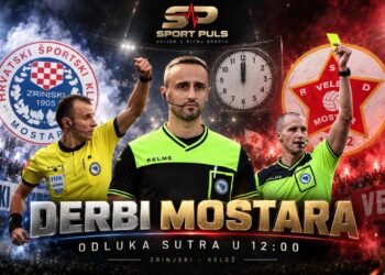 Beus Peljto Kukić Ljajić mostarski derbi Zrinjski Velež FEATURED_TITLE: Beus i odluka o sudiji za mostarski derbi FEATURED_ALT: Beus Peljto Kukić Ljajić mostarski derbi Zrinjski Velež FEATURED_CAPTION: Beus insistira na Peljti, dok su Kukić i Ljajić također u opticaju FEATURED_DESCRIPTION: Naslovna fotografija za članak o Beusu i izboru glavnog sudije za derbi Zrinjskog i Veleža.