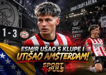 Bajraktarević nakon gola protiv Ajaxa za PSV