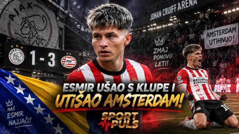 Bajraktarević nakon gola protiv Ajaxa za PSV