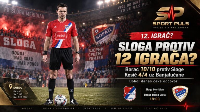 Dragan Kesić – Sloga Doboj protiv Borca, niz 10/10