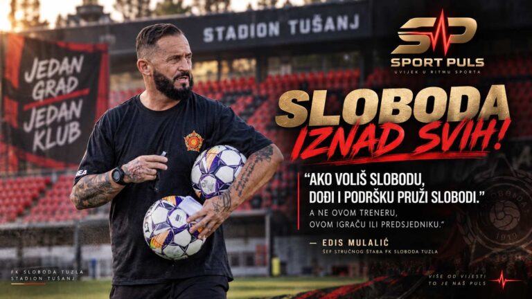 Edis Mulalić Sloboda Tuzla – podršku pruži Slobodi
