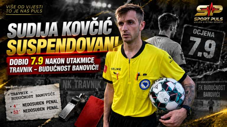 Juraj Kovčić suspendovan nakon utakmice Travnik Budućnost Banovići