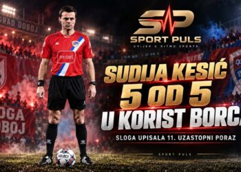 Dragan Kesić na SPORT PULS grafici uz statistiku 5 od 5 s Borcem