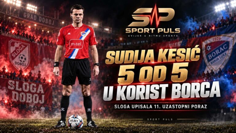Kesićev učinak s Borcem ostao maksimalan: Banjalučani 5/5, Sloga upisala 11. uzastopni poraz
