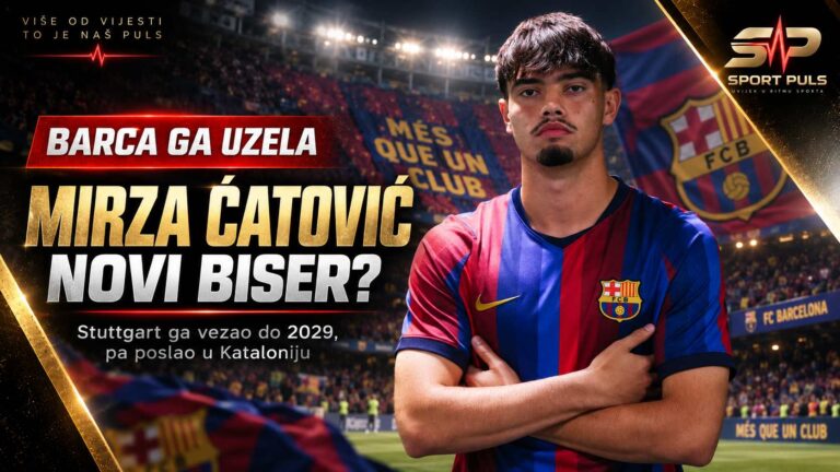 Mirza Ćatović u dresu Barcelone nakon prelaska iz Stuttgarta