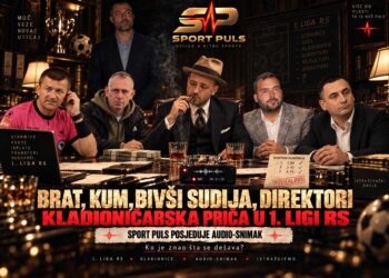 BRAT, KUM, BIVŠI SUDIJA, DIREKTORI, KLADIONIČARSKA PRIČA U 1. LIGI RS: SPORT PULS POSJEDUJE AUDIO-SNIMAK Prva liga Republike Srpske – SPORT PULS posjeduje audio-snimak