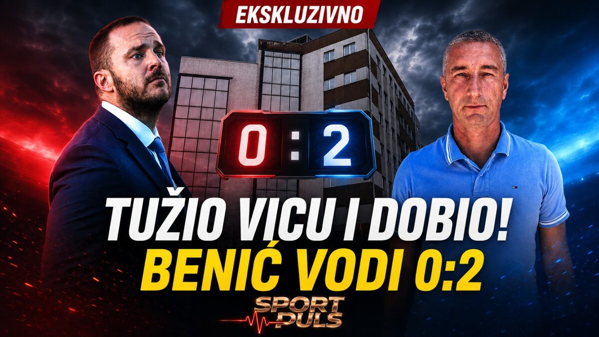 TUŽIO VICU I DOBIO GA NA SUDU, A ONDA ŠOK: VICO I BORAC GA POSLIJE TOGA UNAPRIJEDILI! Tužio Vicu i dobio – Benić vodi rezultatom 0:2