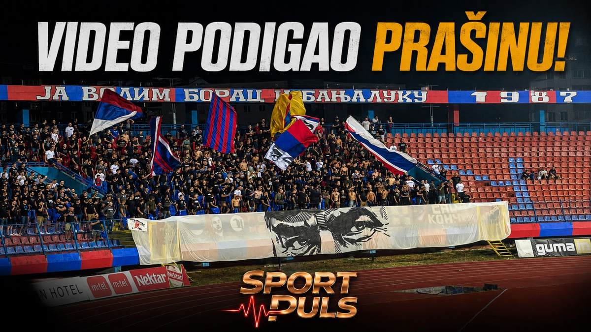 VIDEO KOJI ĆE PODIĆI PRAŠINU: Navijači Borca pjesmom veličali osuđenog ratnog zločinca Navijači Borca na tribinama stadiona u Banjoj Luci
