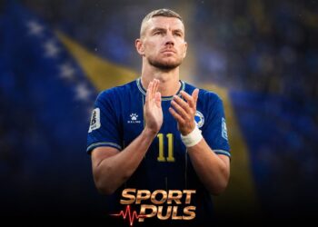 Edin Džeko u dresu reprezentacije Bosne i Hercegovine