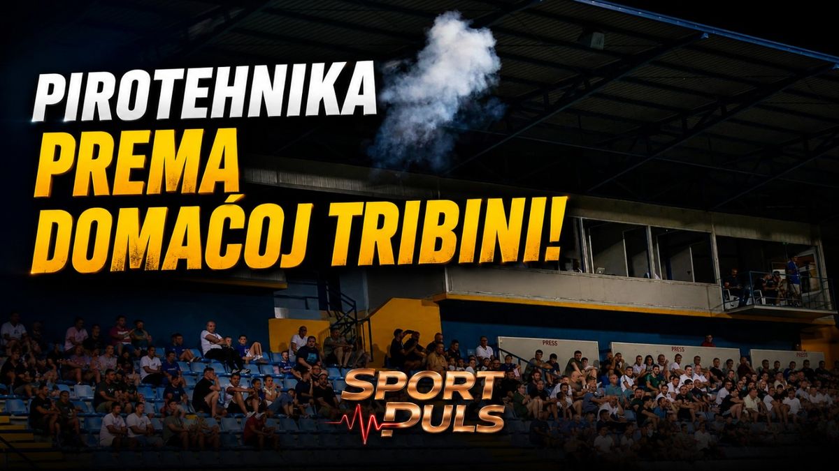 HORDE ZLA ISPALILE PIROTEHNIKU PREMA DOMAĆOJ TRIBINI: MEĐU GLEDATELJIMA BILI ŽENE I DJECA! Horde zla – pirotehnika prema domaćoj tribini na Pecari