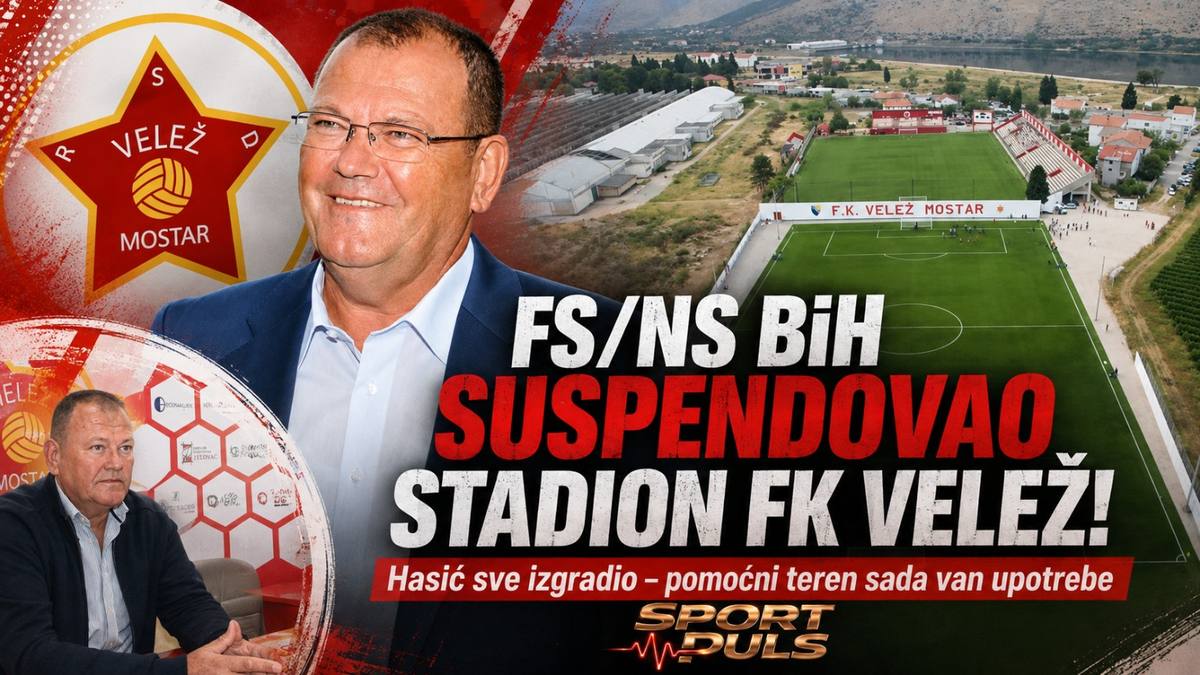FS/NS BiH SUSPENDOVAO STADION FK VELEŽ! FS/NS BiH suspendovao pomoćni stadion FK Velež