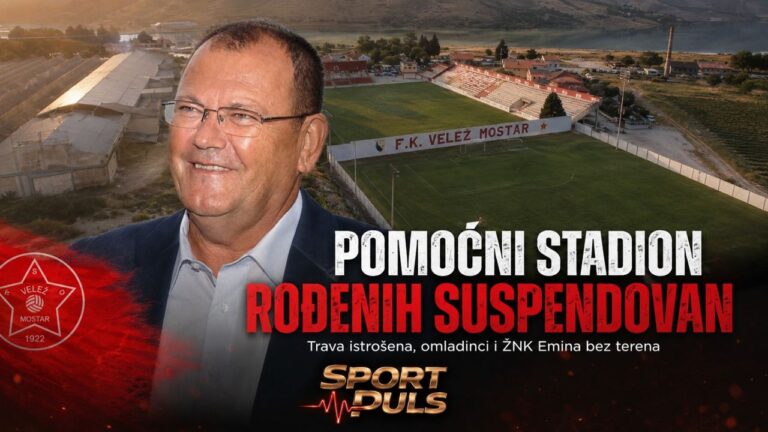Pomoćni stadion FK Velež suspendovan od FS/NS BiH