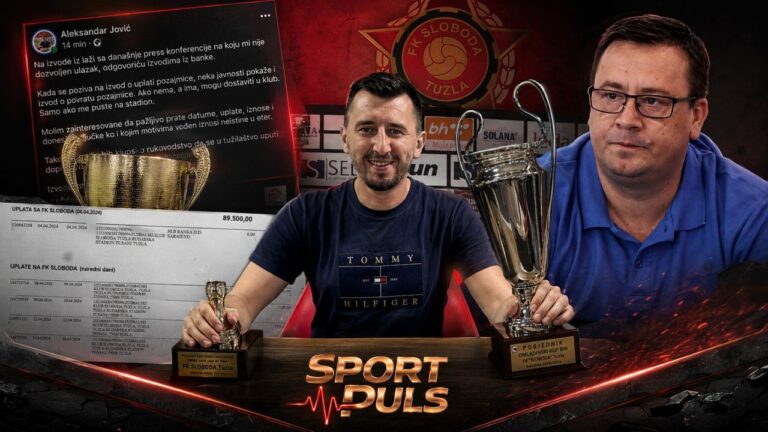 FK Sloboda Aleksandar Jović bankovni izvodi