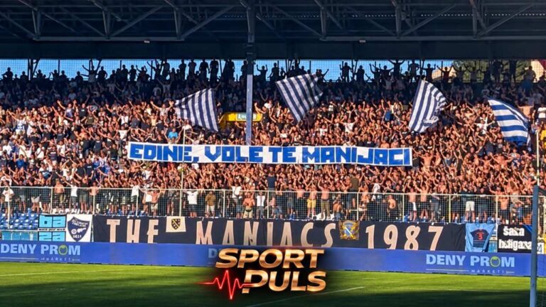Manijaci na Grbavici s porukom Edinu Džeki
