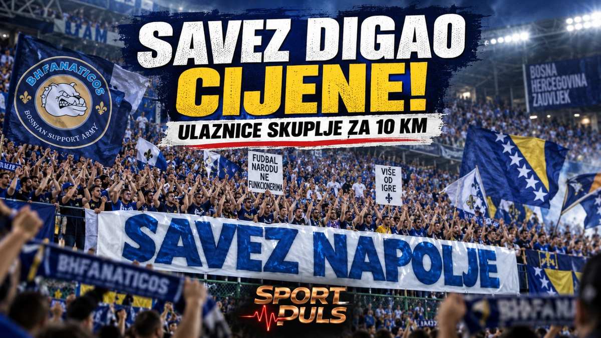 KAKO ĆE REAGOVATI BH. FANATICOSI? Savez podigao cijene ulaznica za Zmajeve! sp 20260908 bh fanaticosi ulaznice 8c2f41a7 article