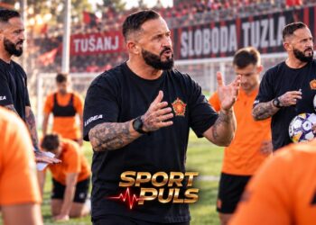 Edis Mulalić na prvom treningu Slobode na Tušnju