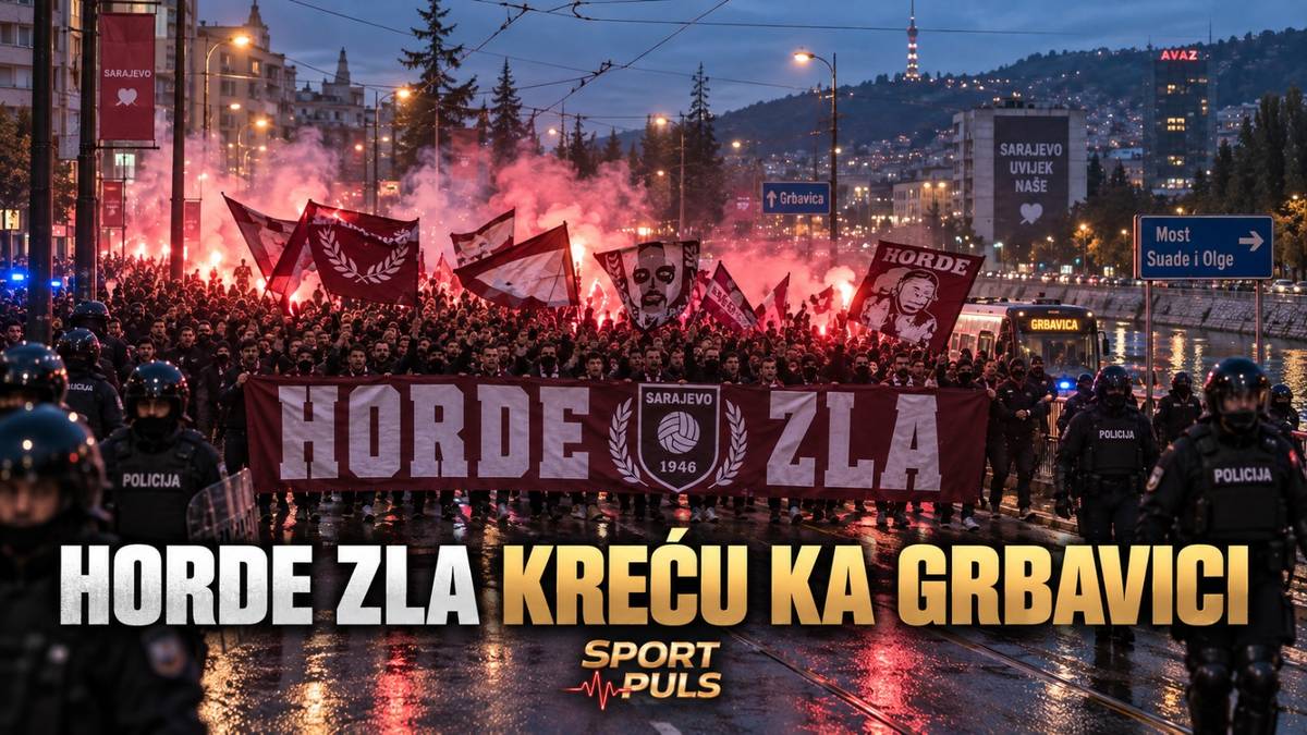 SARAJEVO ĆE GORJETI PRED DERBI: Horde zla kreću u korteu prema Grbavici – poznato mjesto okupljanja! sp 20260909 horde zla derbi 582f119e article