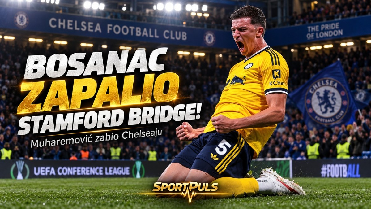 Tarik Muharemović slavi gol protiv Chelseaja