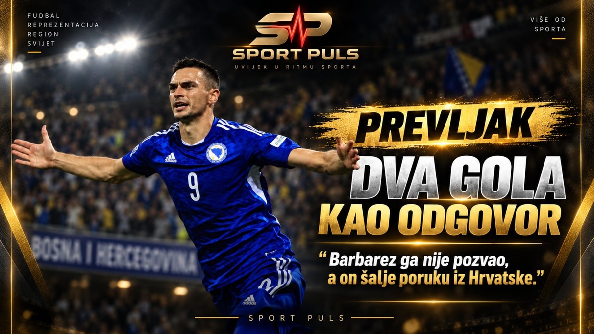 BARBAREZ GA NIJE POZVAO, A ON ODGOVORIO SA DVA GOLA: Smail Prevljak ponovo šalje poruku iz Hrvatske! Smail Prevljak odgovorio sa dva gola
