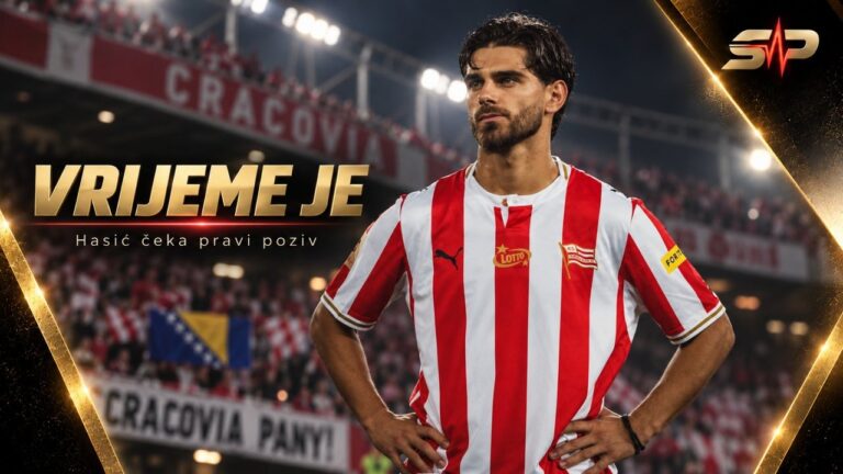 Ajdin Hasić Cracovia tri gola asistencija pretpoziv Zmajevi