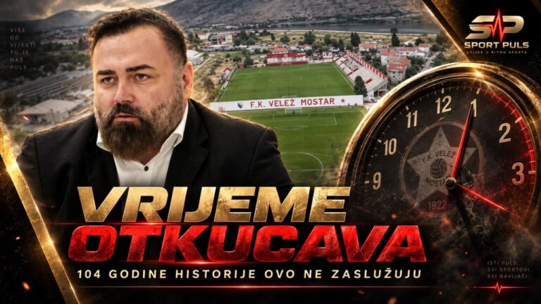 FK Velež i Admir Rahimić uz poruku Vrijeme otkucava