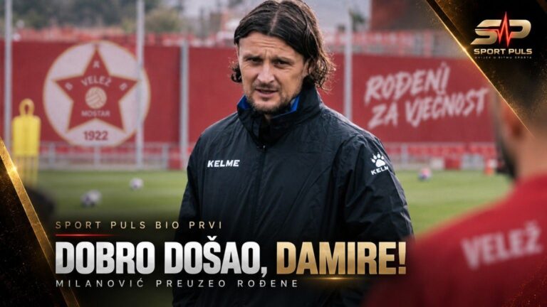 Damir Milanović kao novi trener FK Velež Mostar