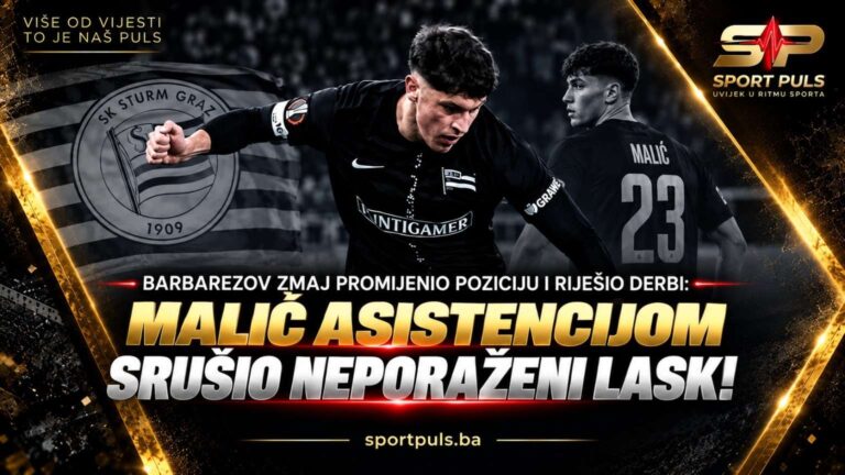Arjan Malić u dresu Sturma nakon asistencije protiv LASK-a