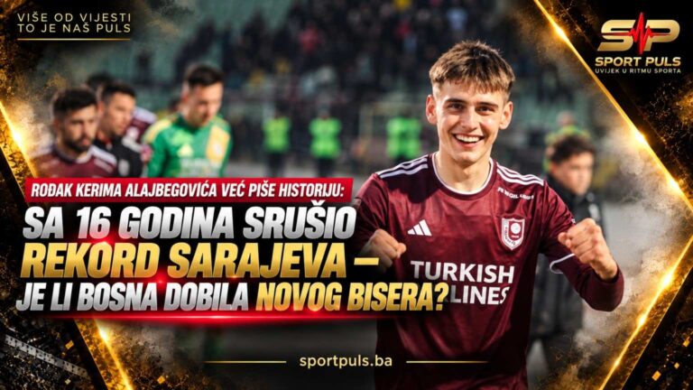 Kenan Vrban FK Sarajevo najmlađi debitant sa 16 godina