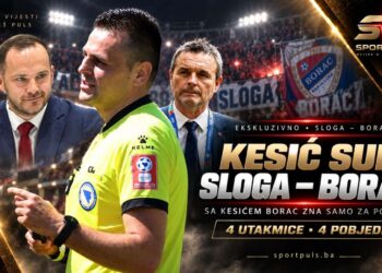 Dragan Kesić sudi Sloga – Borac, statistika četiri utakmice i četiri pobjede Borca