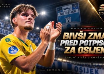 Luka Tunjić pred potpisom za Osijek