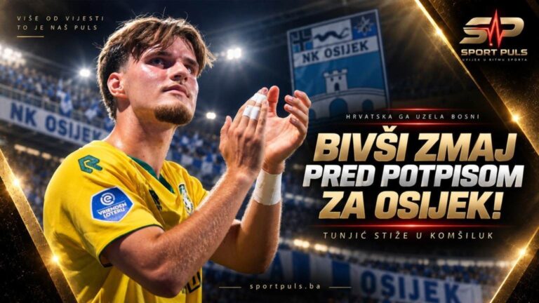 Luka Tunjić pred potpisom za Osijek