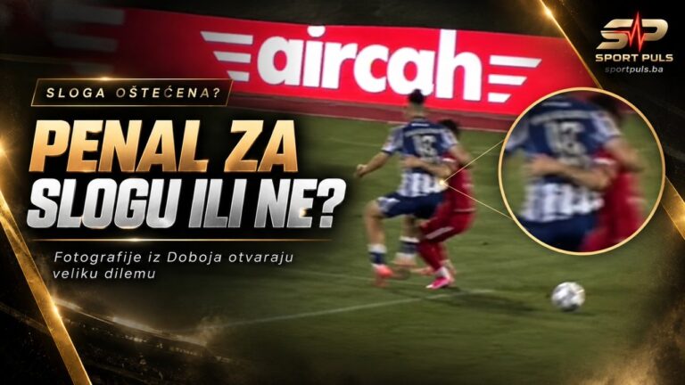 Sloga Željezničar penal – sporni duel Amara Ibrišimovića u kaznenom prostoru